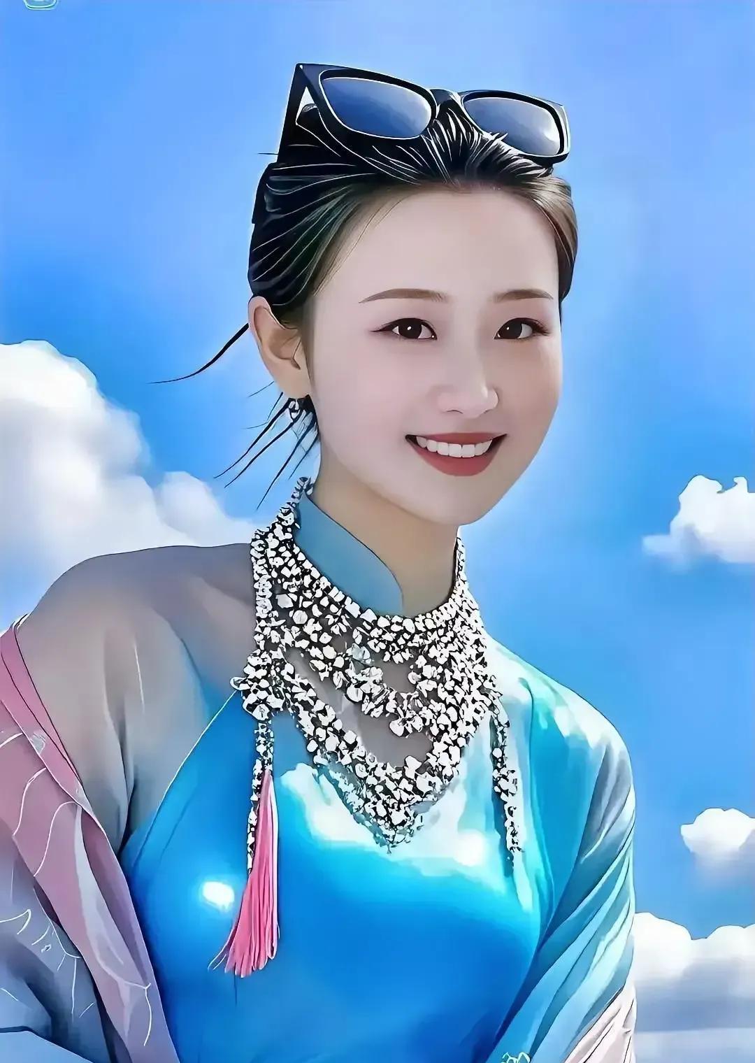 #什么才是纯天然美女#笑容自然，面部肌肉走向正常。