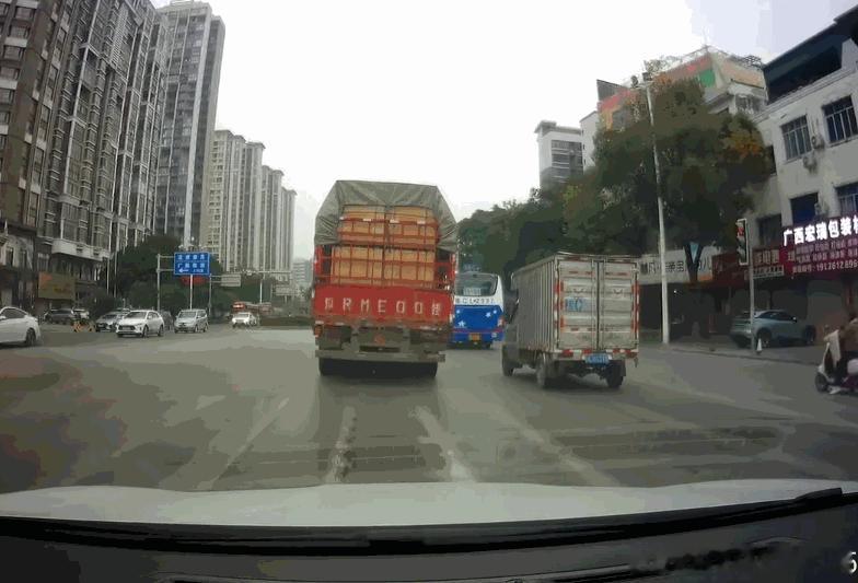 “这简直是捡钱啊！”12月19日，广西桂林，一女子开车上班途中，突然有只鸡从天而