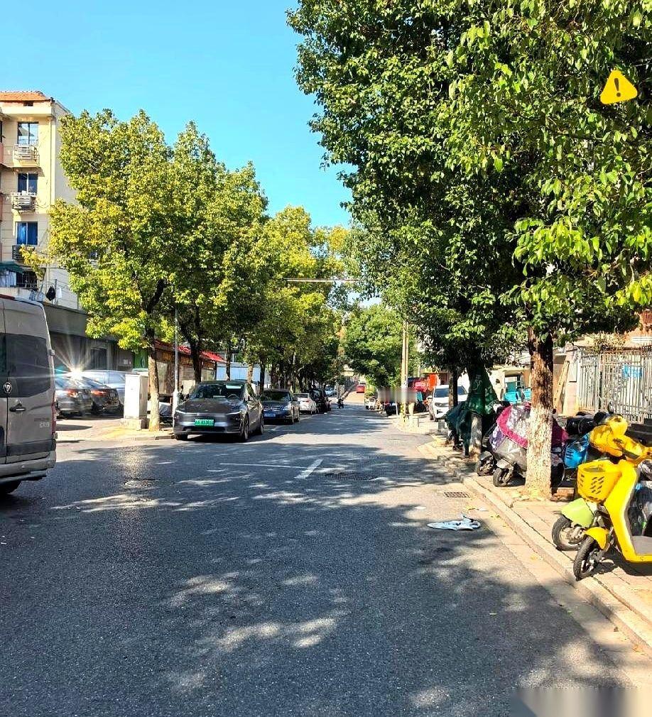 酒红的羽绒服，黑裤子，头顶一顶红绒线帽。我敢说，只要过了五十五岁，我们小区百分