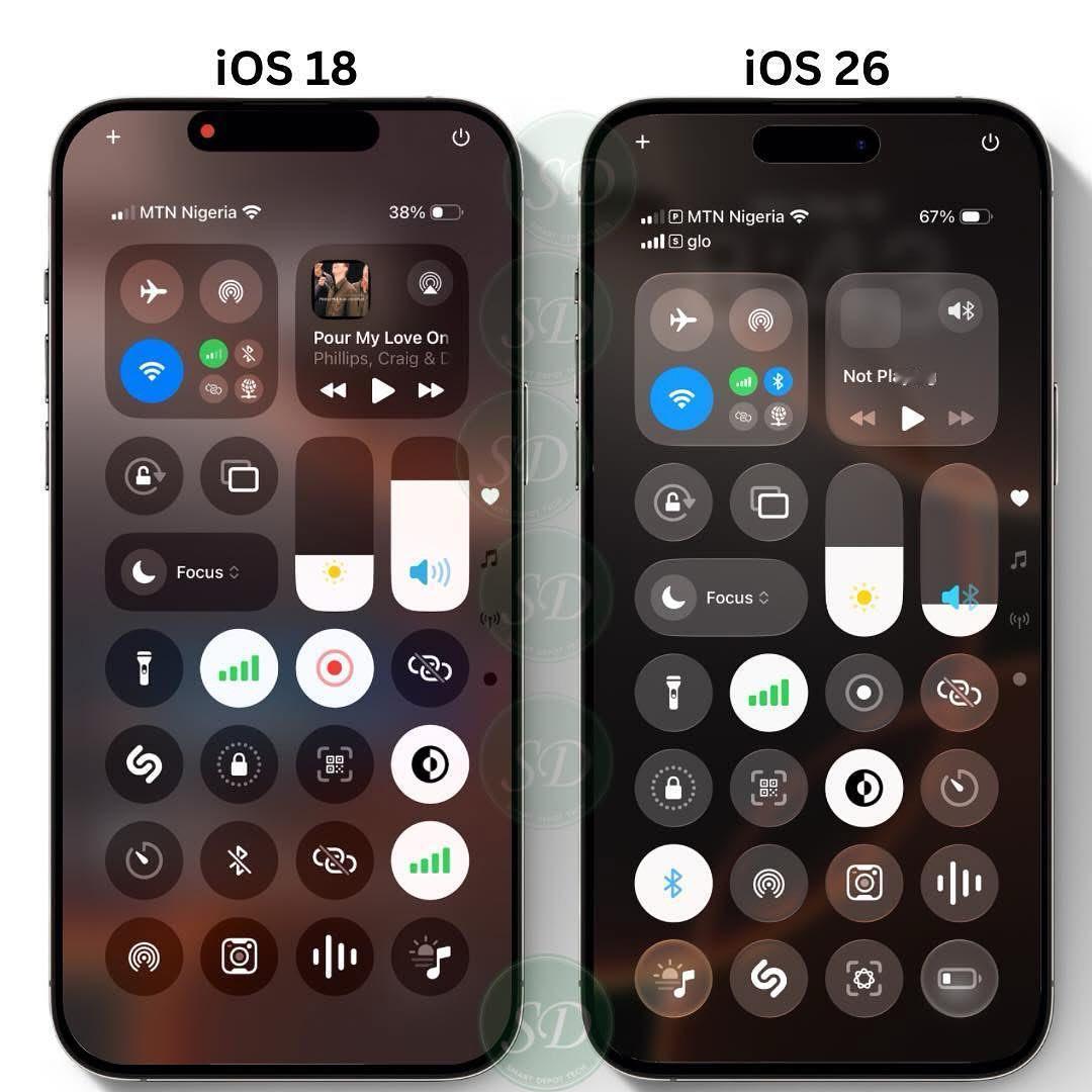 苹果的iOS26和iOS18你更喜欢谁？iOS18和iOS16放在一块对比，风