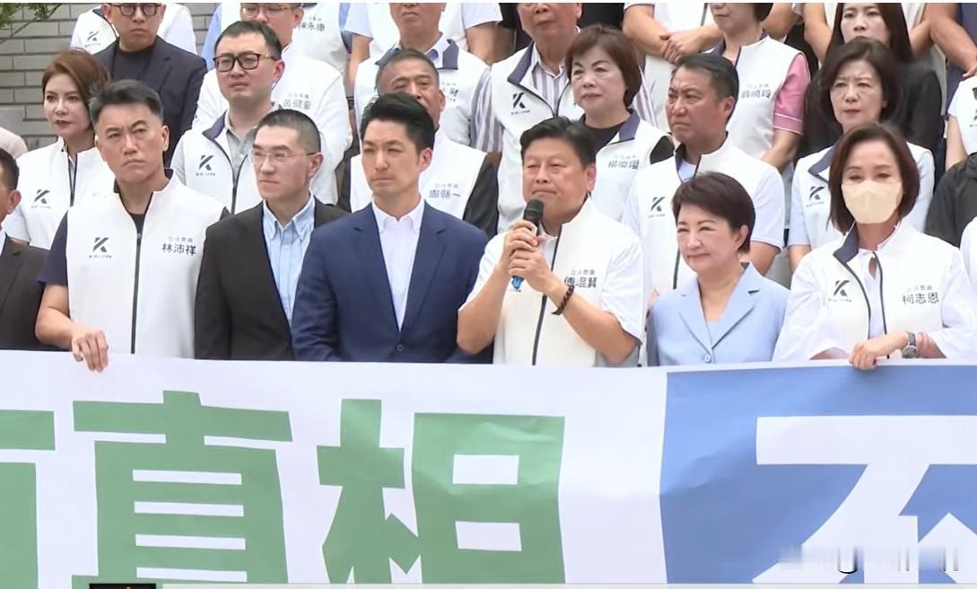 卢秀燕再批赖清德是“有害物质”蓝白党团今天（24日）上午在立院议场外召开“7