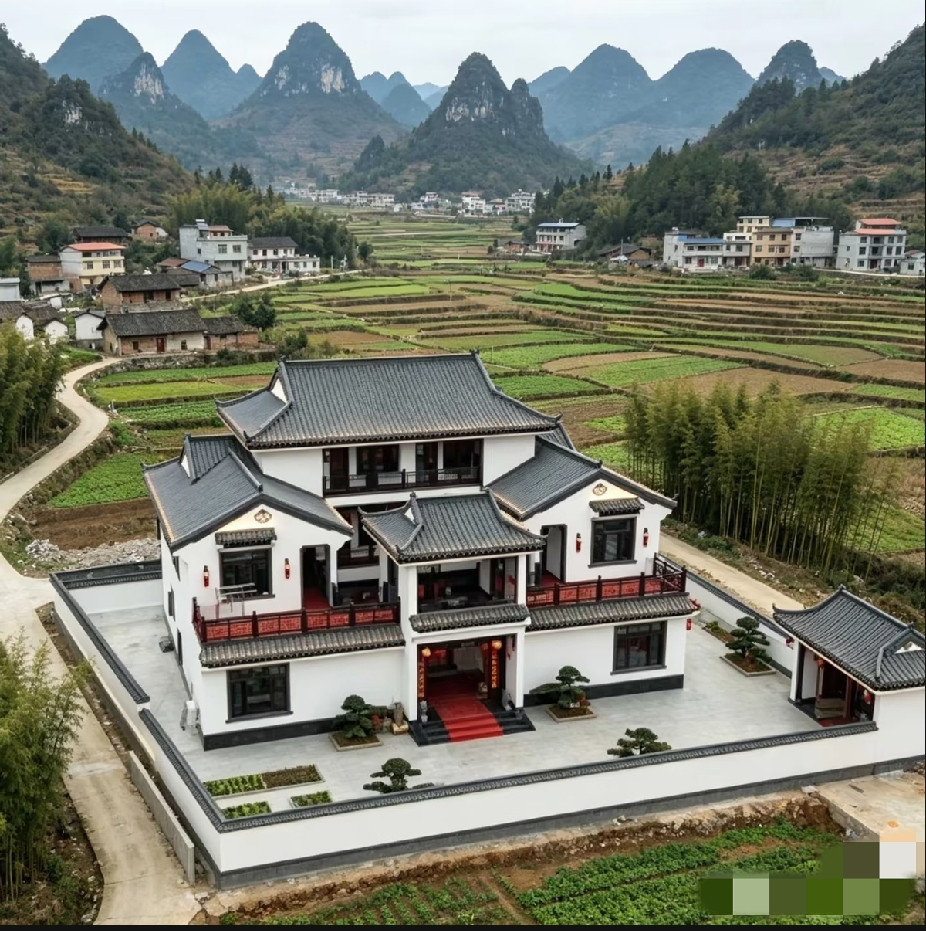 不懂就要问，在农村建一栋这样的中式小别墅，50w够不够？