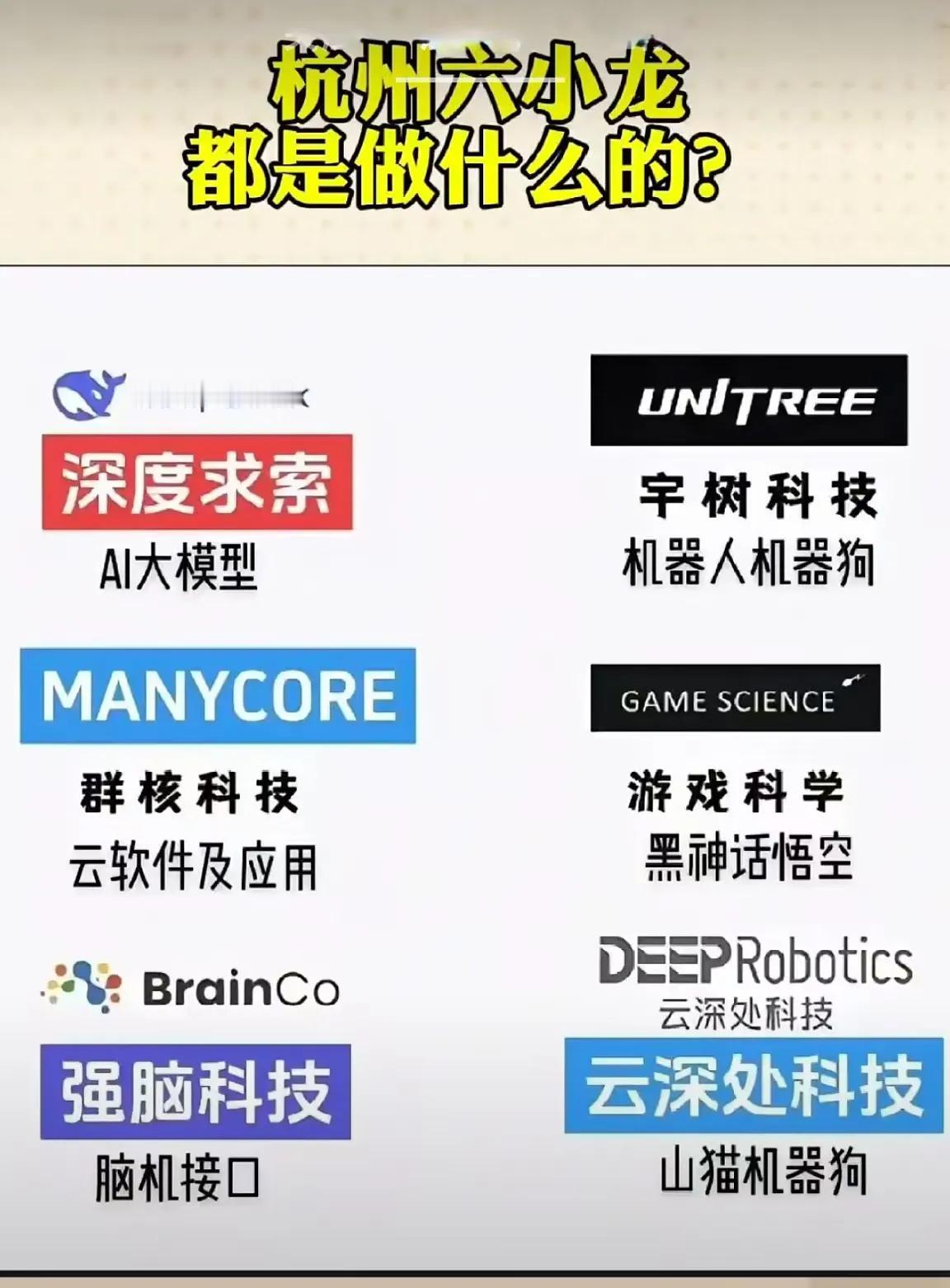 科技前沿企业为何扎堆出现在杭州？仅从杭州六小龙瞧瞧就不简单！宇树科技的机器人