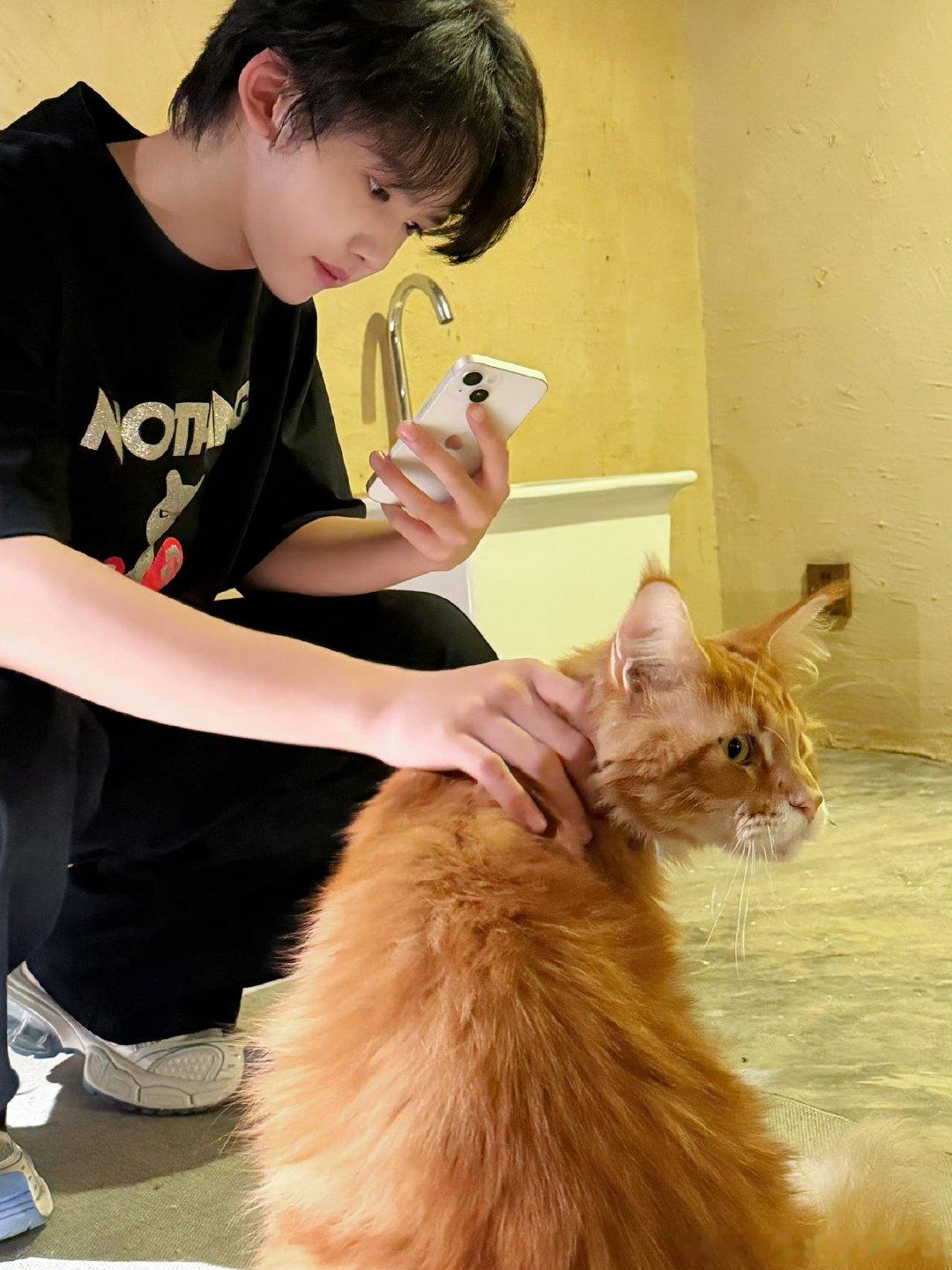 张奕然双手比三cos猫咪张奕然双手比三扮演猫咪太可爱了吧，简直就是小猫本人