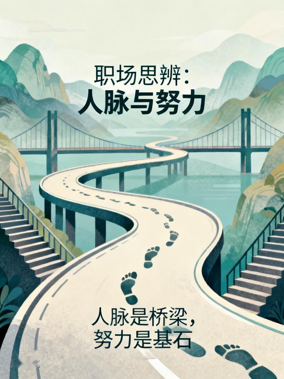职场中人脉和努力哪个重要，这问题就像问左脚和右脚哪个更重要。努力是入场券，新人