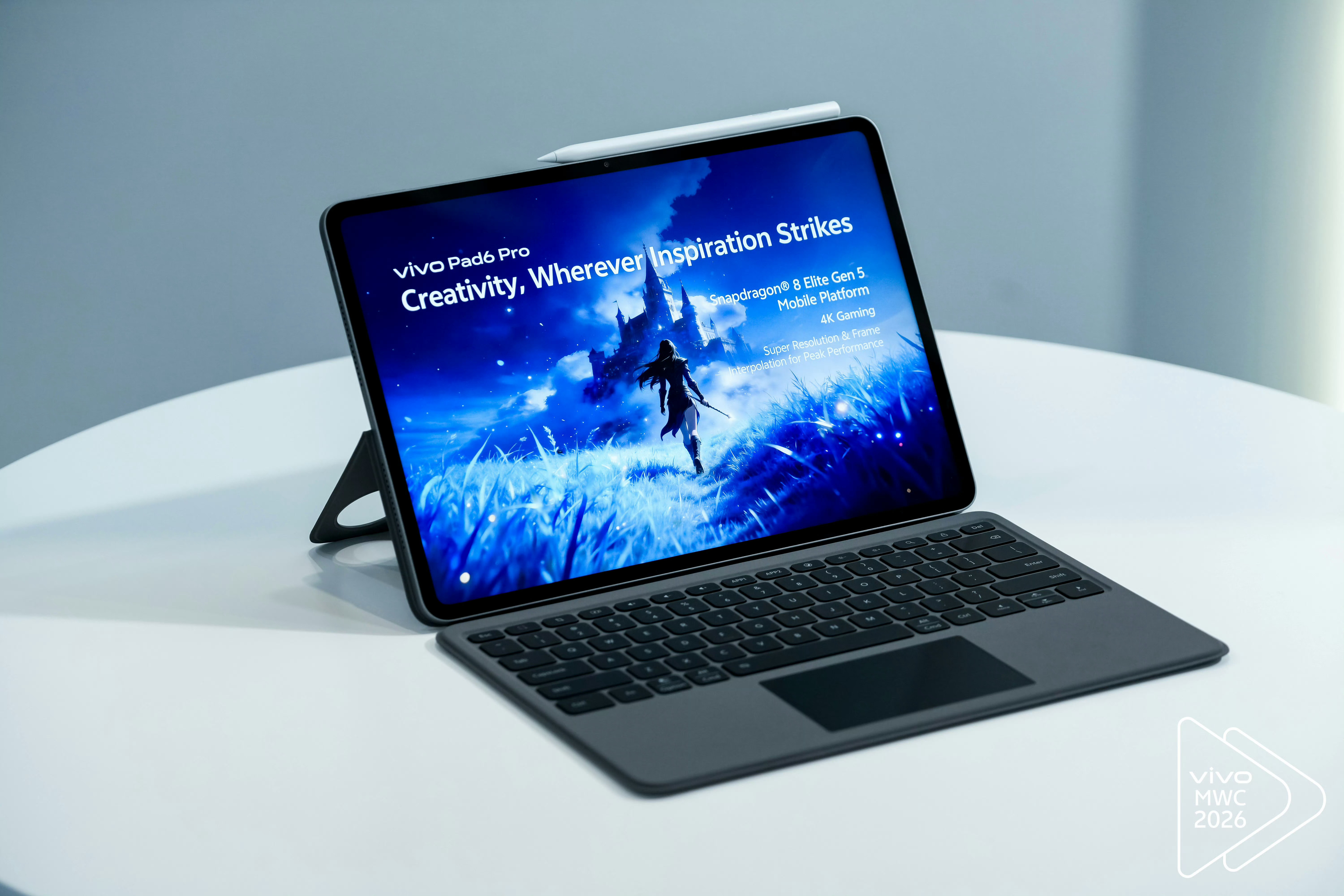 MWC2026vivoPad6Pro全球首秀。13.2英寸超高刷超大屏，行