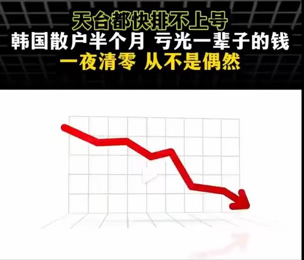 韩国股市今天再一次熔断。只能说韩国人真的很悲催。日常生活中已经很辛苦，好不容易