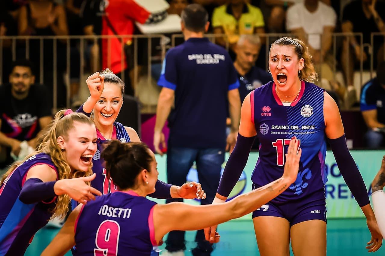 【女排世俱杯斯坎迪奇零封哈萨克七河缪伊雯2分】国际排坛战报速递中国排球留洋动态