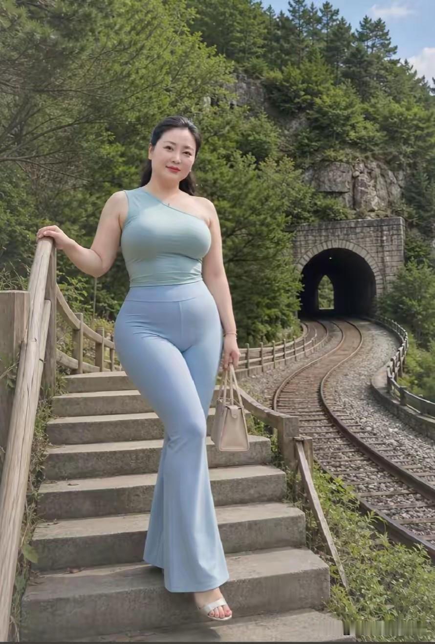 丰腴有致，体态饱满，自带温婉大气的女人味丰腴有度，骨肉匀称。不必盲目追求纤瘦，