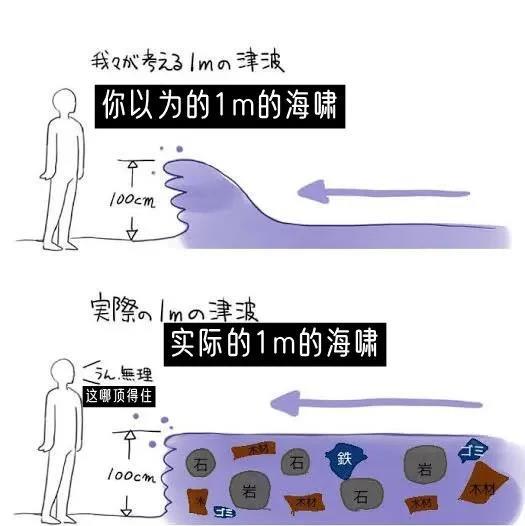 一米厚的也能叫海啸。。[笑着哭]