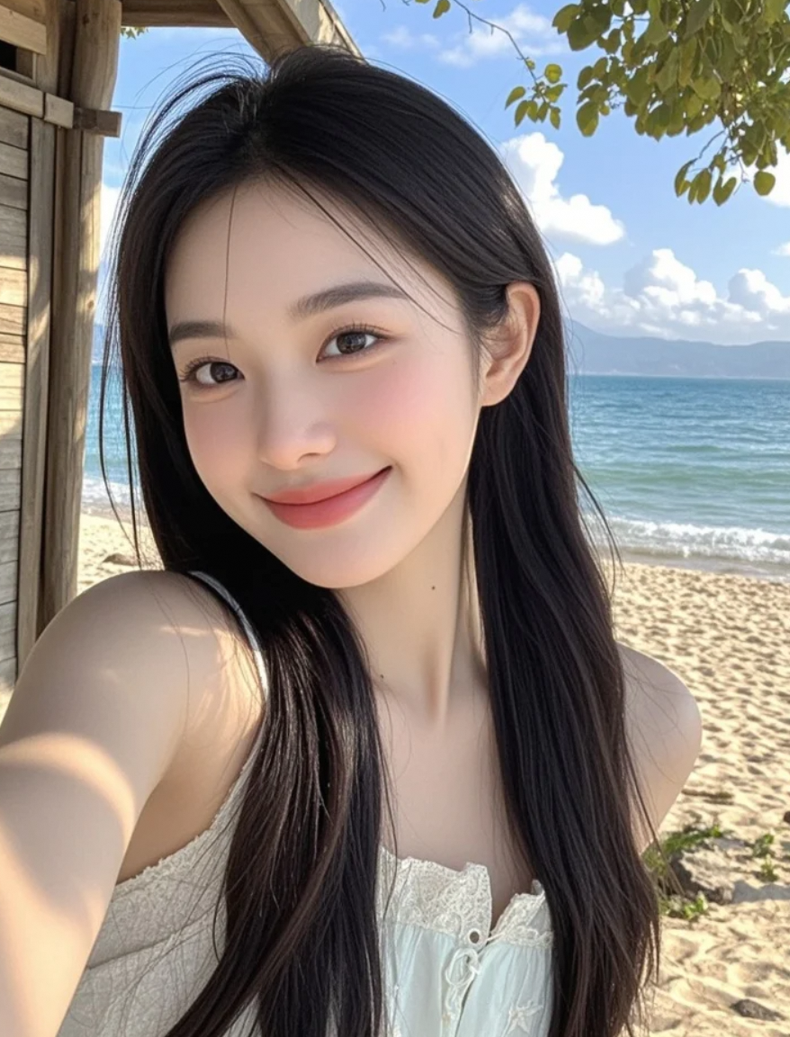 阳光太好，我不小心多拍了几张自拍，你要不要来看？