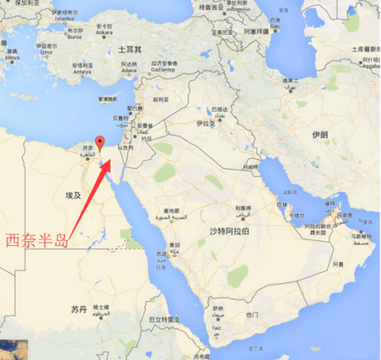 以色列一直念念不忘的西奈半岛，面积有6万平方公里，是它本土的三倍，但整片土地上只