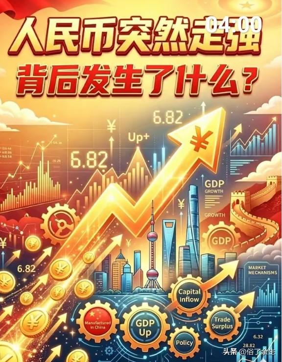 人民币暴涨至6.78！这波升值，老百姓的钱袋子到底能不能鼓起来？人民币对美元汇