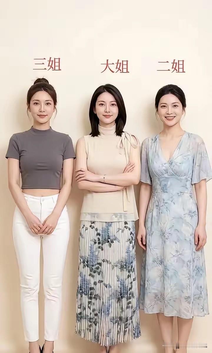 三姐妹中，能看出来谁的学历最高吗？