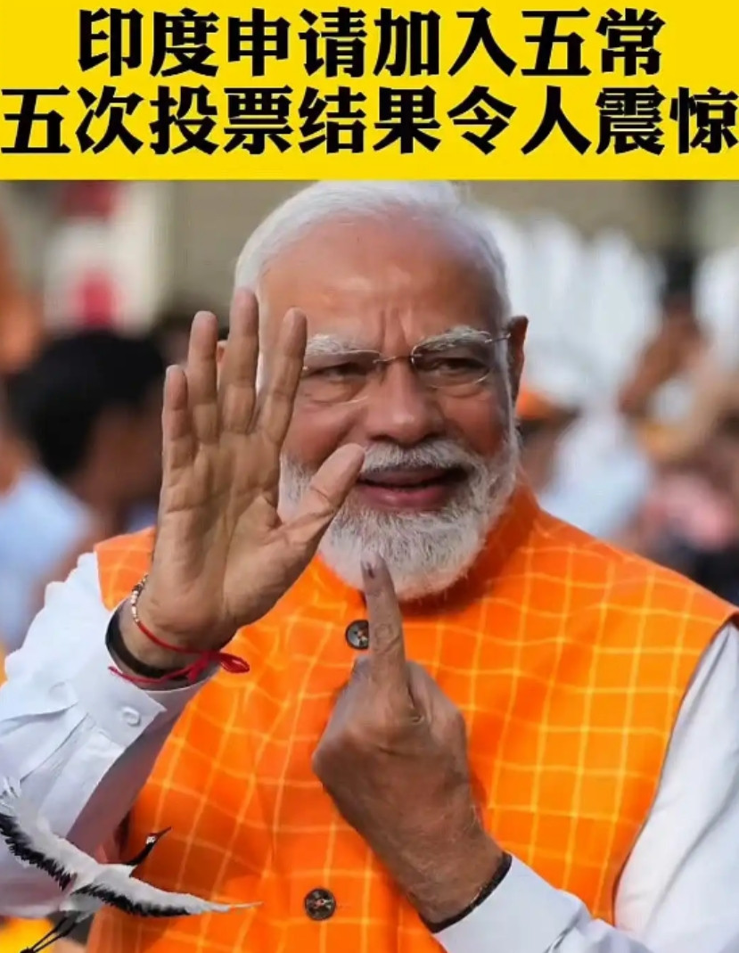 印度又被坑了？网上传言说印度第7次申请入常但却被5个国家全部反对，于是印度反手就
