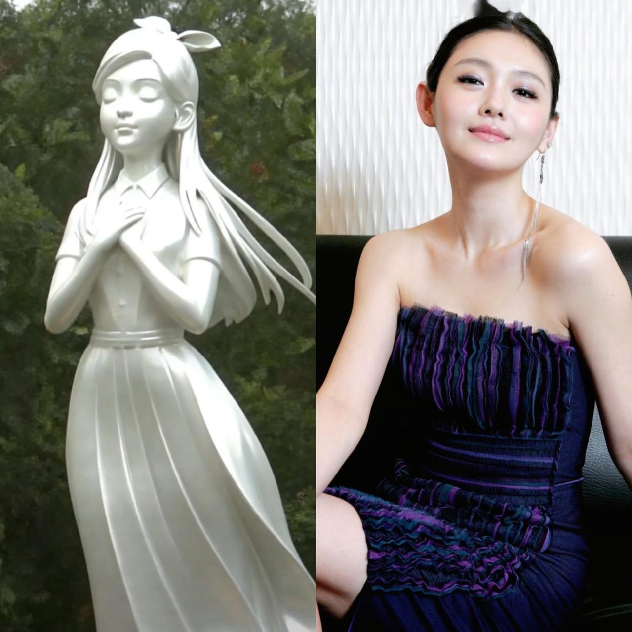 大S离开我们已经一周年了，如今她的纪念雕像也已制作完成。这座雕像并非复刻她的真