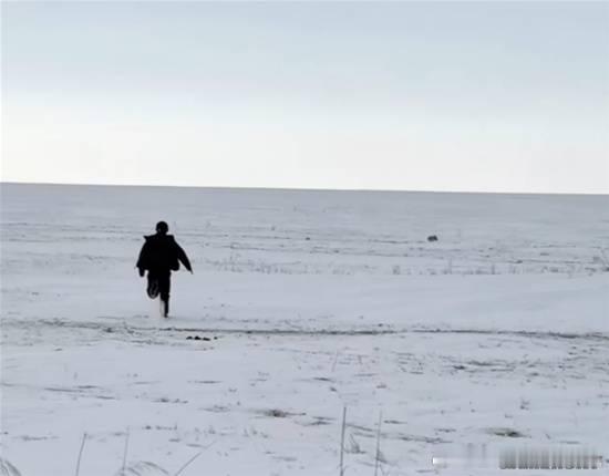 小狐狸叼走运动相机第一视角记录挖坑埋赃全程最近，一位旅行博主在雪地旅行时，遭遇