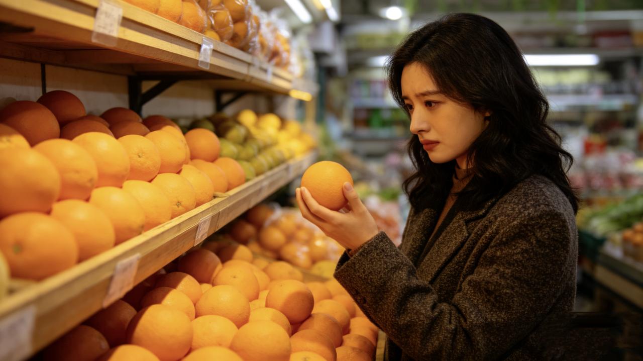 他们在一起三年，她总嫌他不浪漫。情人节，别人收花，她收了一袋橙子。他说：“你最