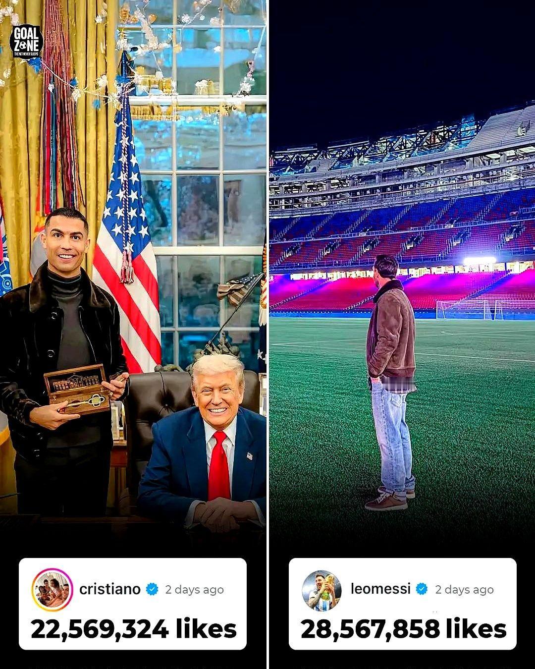 最近C罗“足坛影响力天下第一”的说法又被打脸了！几个硬数据摆出来，粉丝都藏不住尴