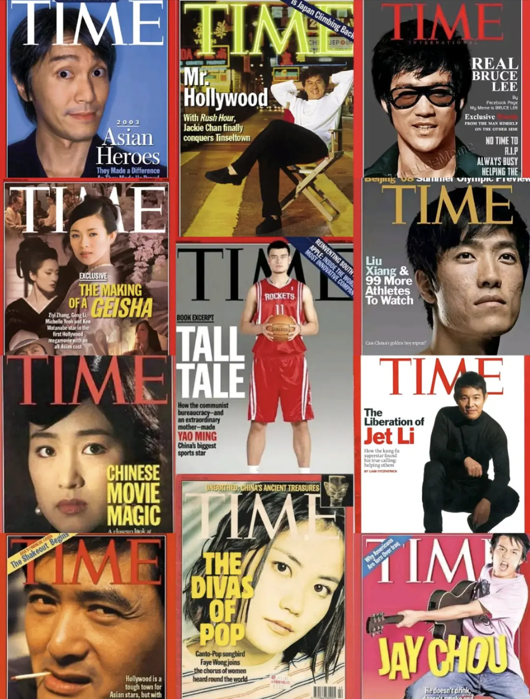 那些爱吹杂志的，我都建议吹这个，这个时代周刊人物封面才是有点含金量的杂志。李小龙