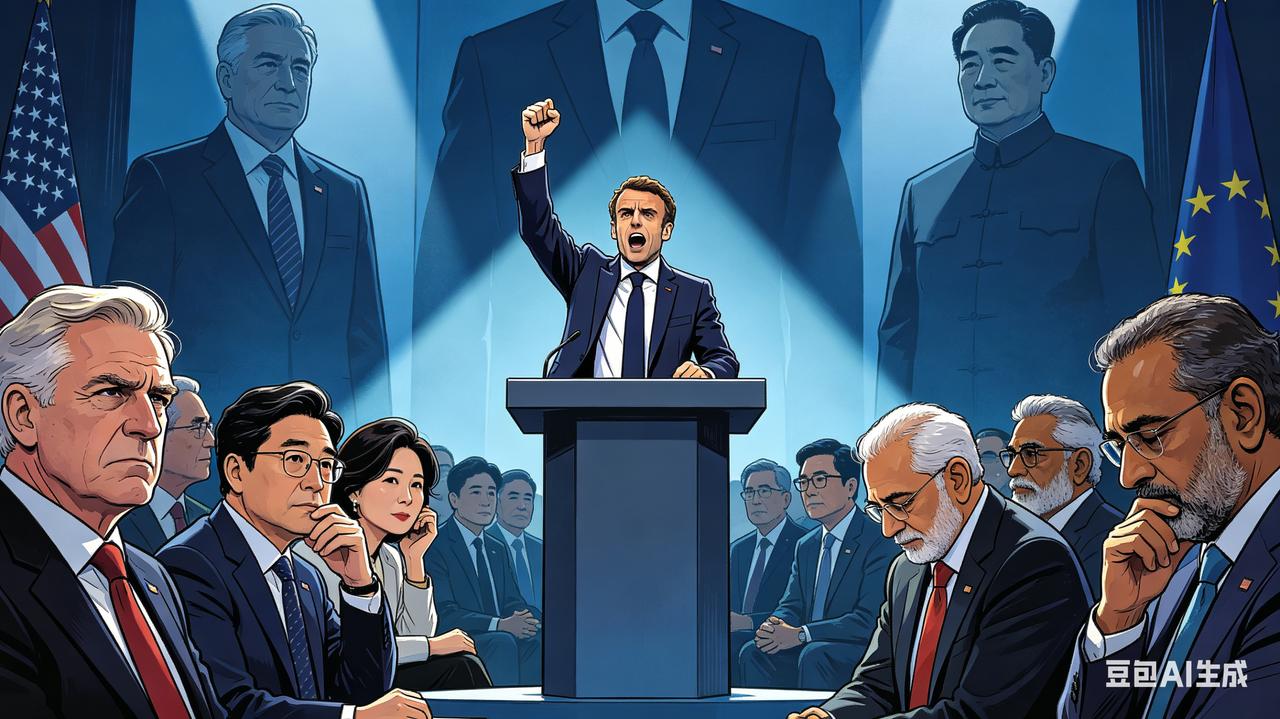 马克龙的“第三极”美梦，不过是自欺欺人的闹剧刚结束日韩之行的马克龙，又开始