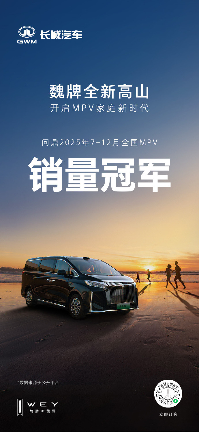 魏牌高山夺12月单月及下半年累计双冠