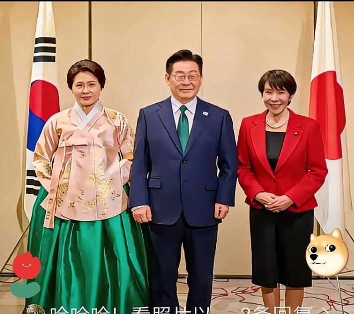 李在明携夫人赴奈良晚宴高市拓因病缺席致合影显特殊？韩国总统李在明携夫人金