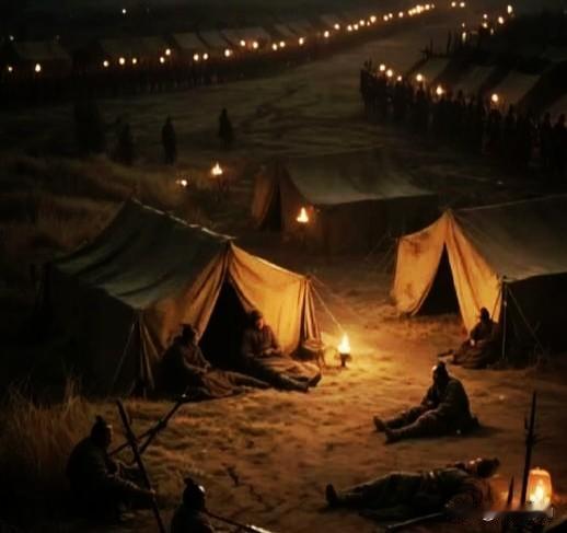 公元前202年冬，垓下。韩信布了十面埋伏，把项羽十万楚军围得铁桶似的。晚上，他让