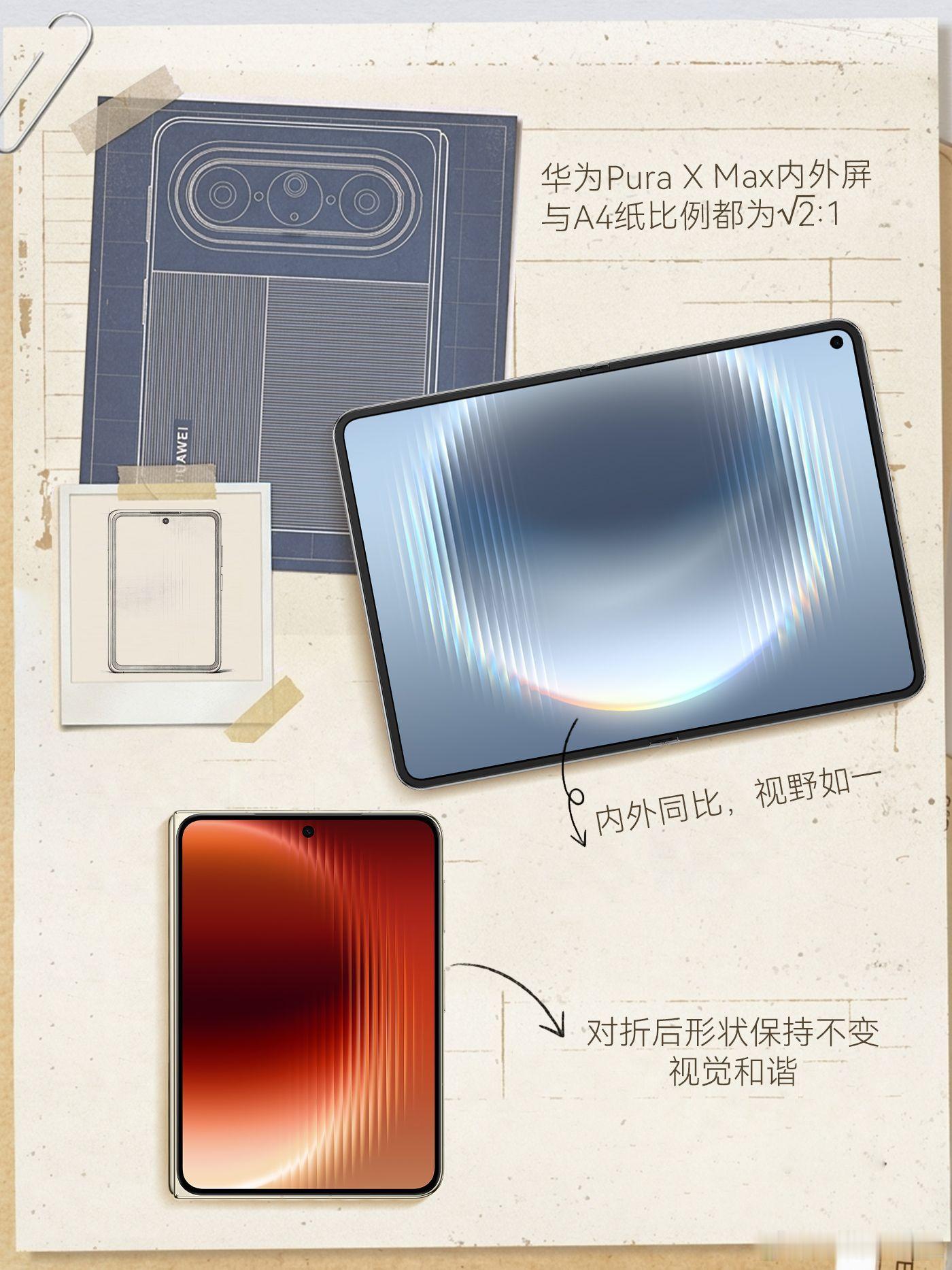 华为PuraXMax领先何止半年横向大尺寸阔比例+双面阔型屏双buff拉满，不同