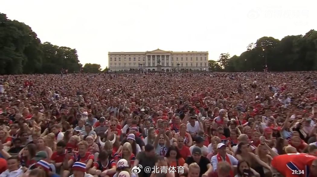 14日凌晨，结束美加墨世界杯之旅的挪威全队在返回首都奥斯陆之后，受到了...