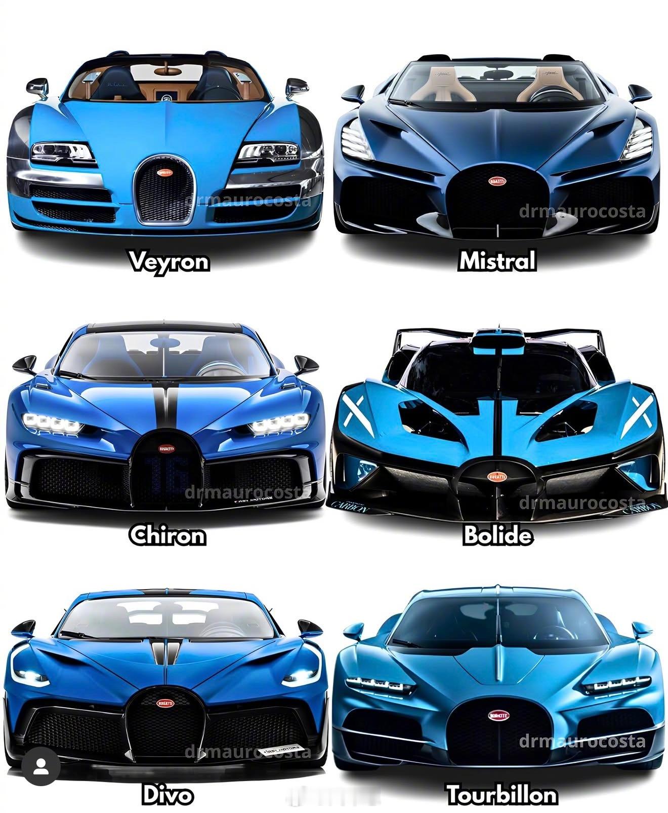 哪款布加迪颜值最高？布加迪