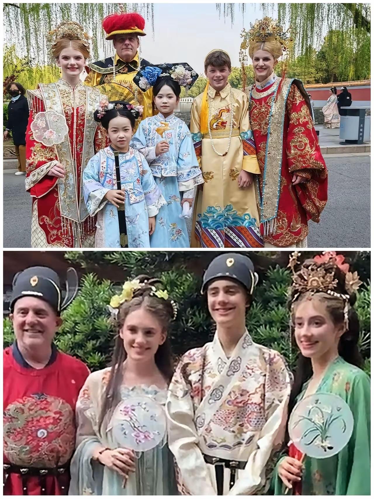 老外真不适合穿咱们的汉服