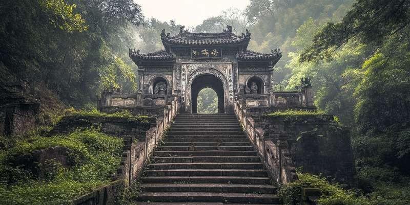 广陵城外有座古墓，相传是汉朝江都王刘建的墓，墓前的石碑早就风化了，只留下一片荒草