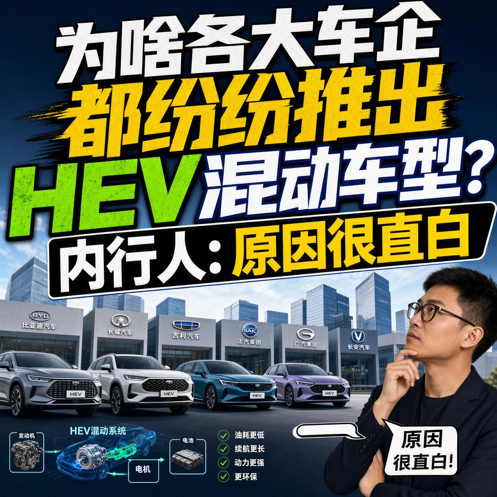 很多人觉得新能源就是纯电的天下，HEV混动早该被淘汰了。可今年成都车展上，吉利