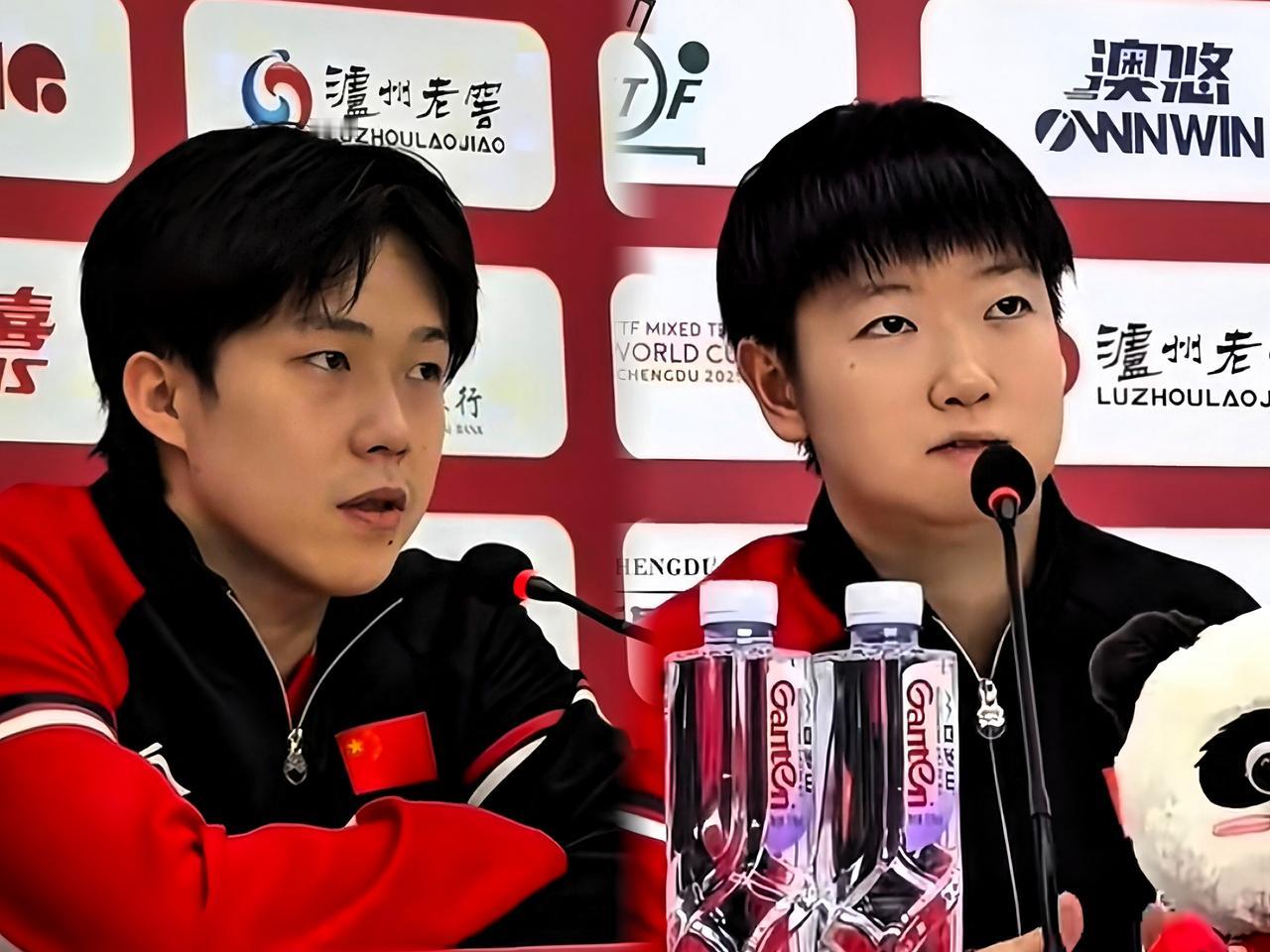 头哥今天不对劲儿啊，破天荒没叫“莎莎”，张口就来一句“孙颖莎”，连名带姓的。