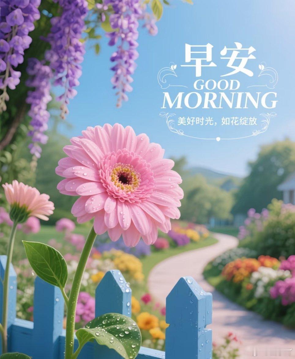 早安早安早安🌷ʜᴀ͟ᴘ͟ᴘ͟ʏᴅᴀʏ̆̈☀️保持对生活的爱和热忱