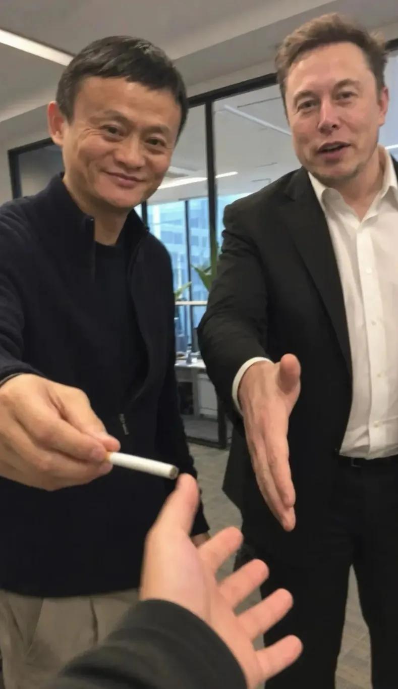 如果你遇到这个情况，你是先接烟还是先握手？