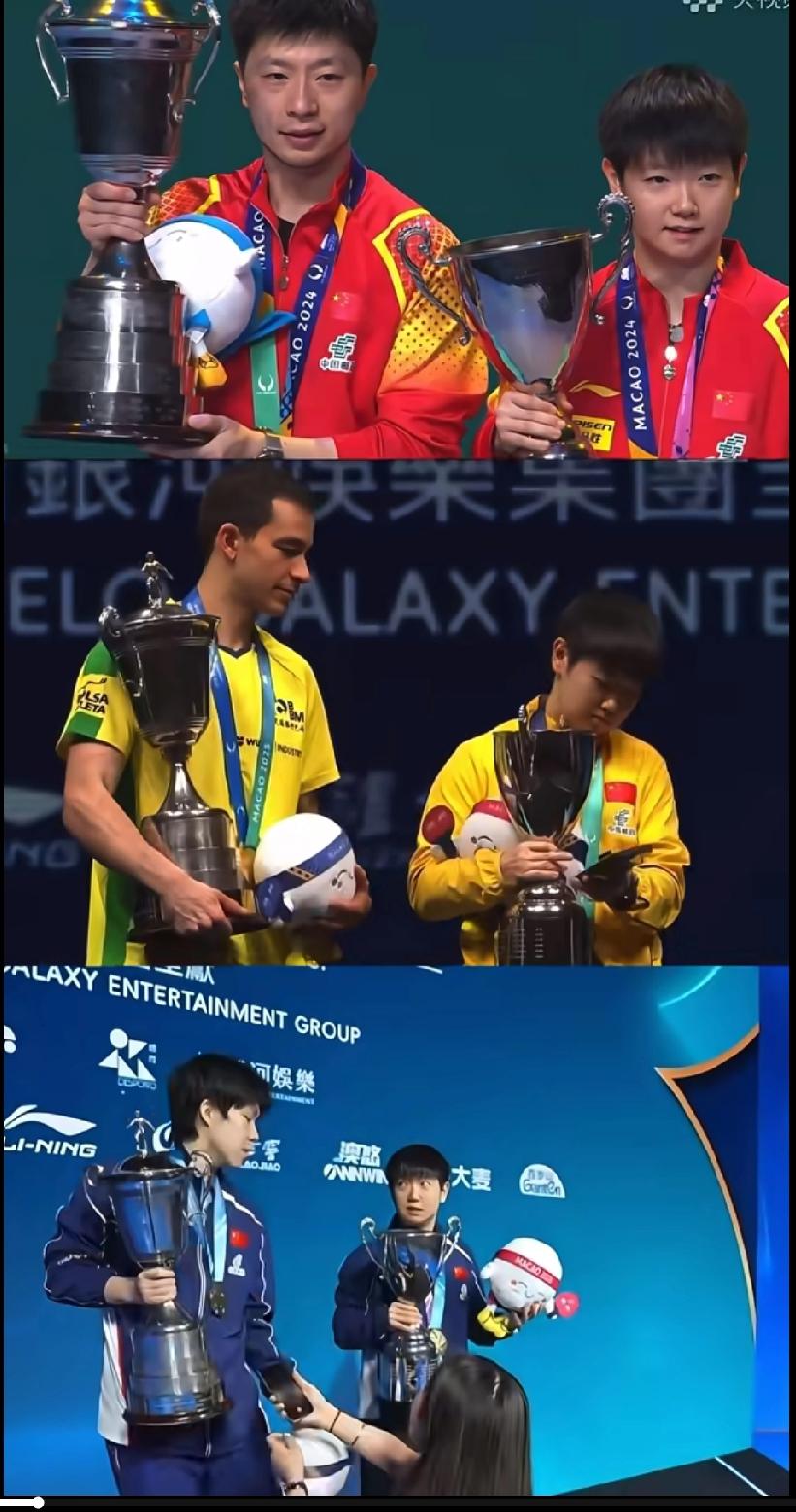 三年澳门站，这才是真正的圆满！家人们，谁懂啊！看着这张WTT澳门冠军赛三年