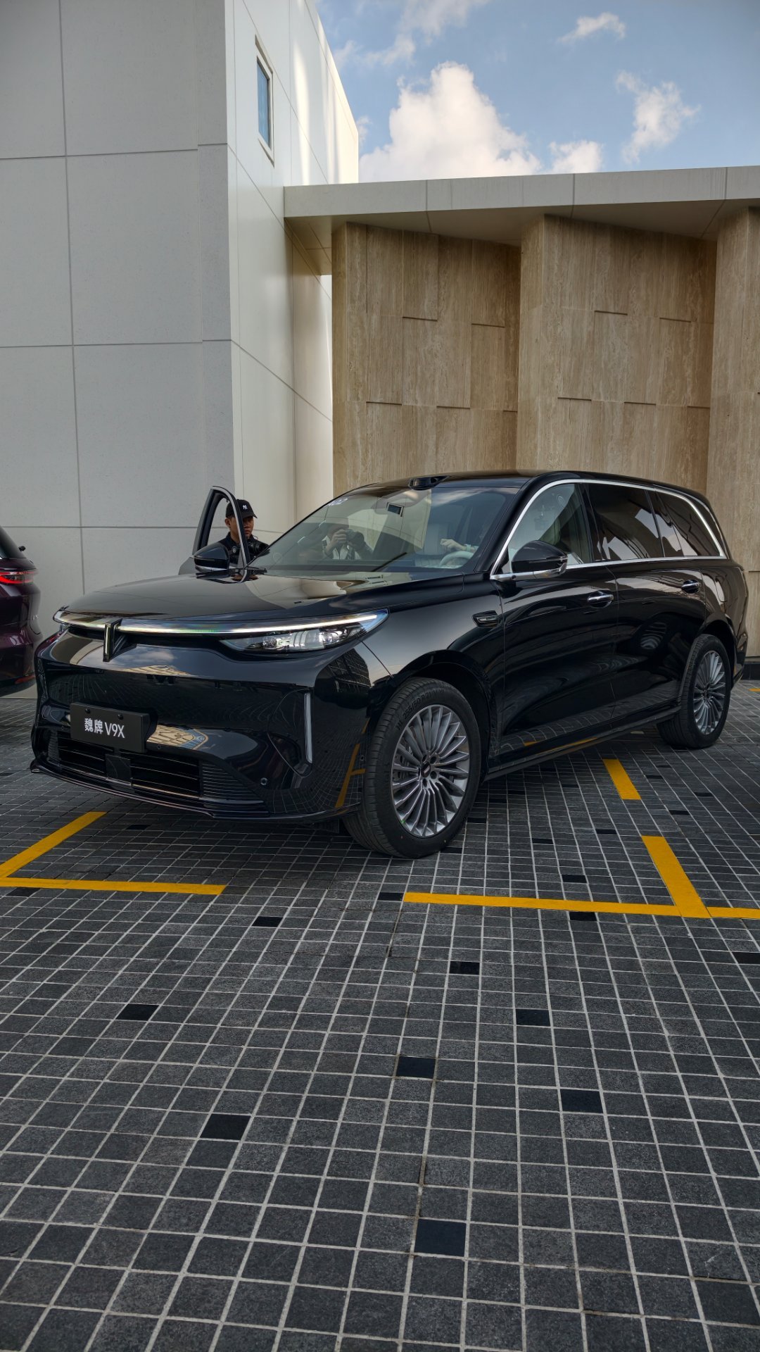 今天感受魏牌V9x～感觉图6紫色双拼好看啊！大v聊车魏牌v9x腾冲·腾冲温德姆