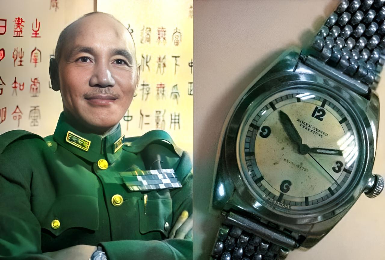 这是抗战中蒋中正身穿军装时一张很经典的人物照。从这张人物照中，许多人曾分析过蒋中