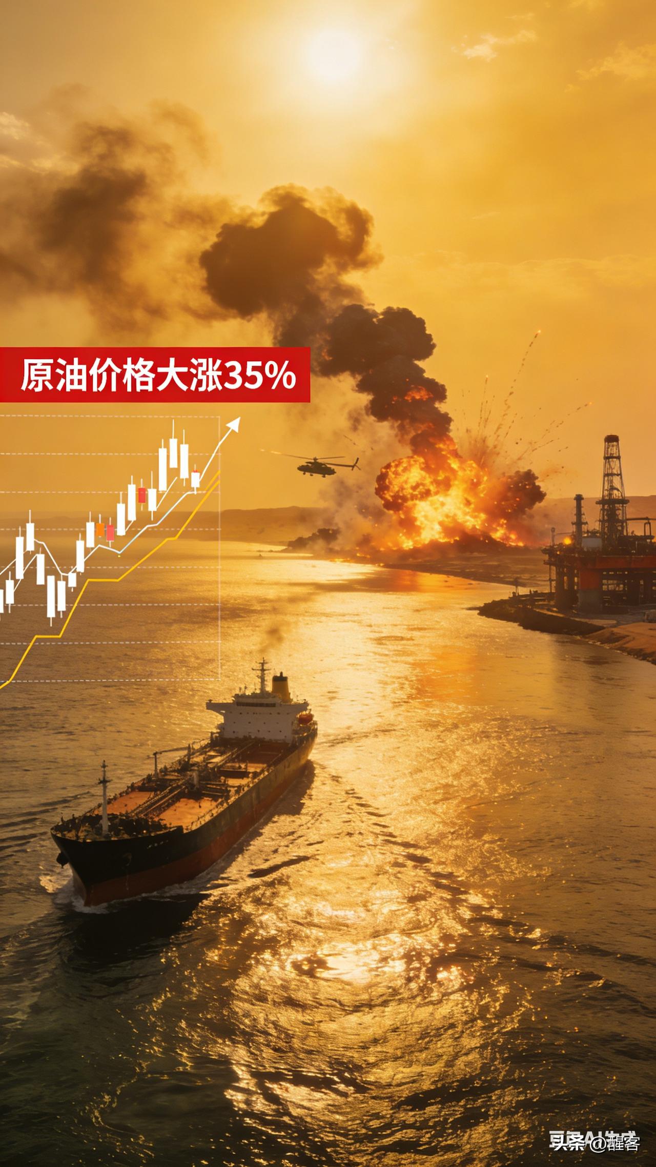 油价暴涨35%创42年纪录！特朗普要求伊朗“无条件投降”。昨晚全球能源市场炸