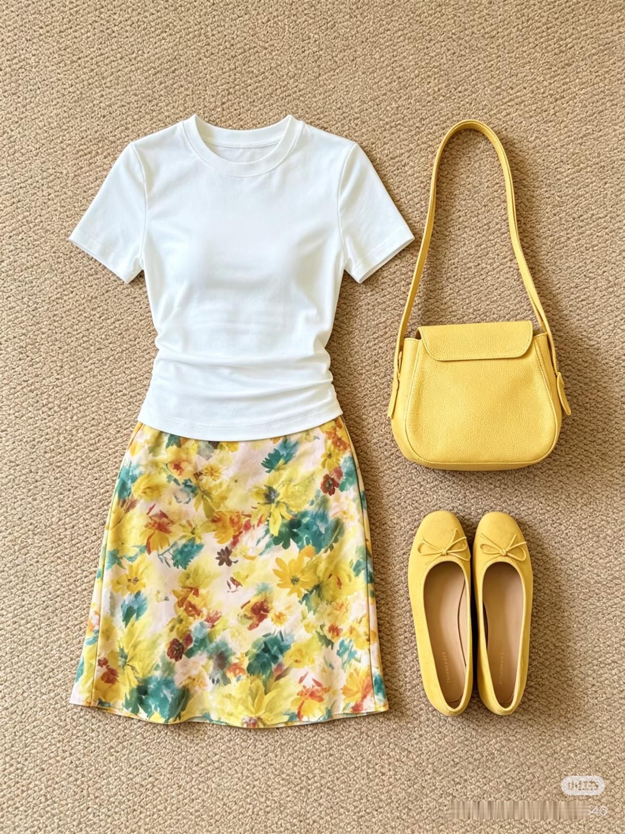 初夏｜阳光明媚，黄色系穿搭