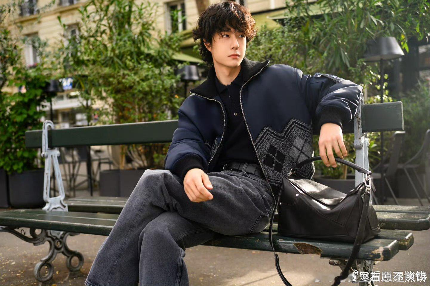 王一博，陈都灵罗意威品牌新物料🈶好大气的代言人