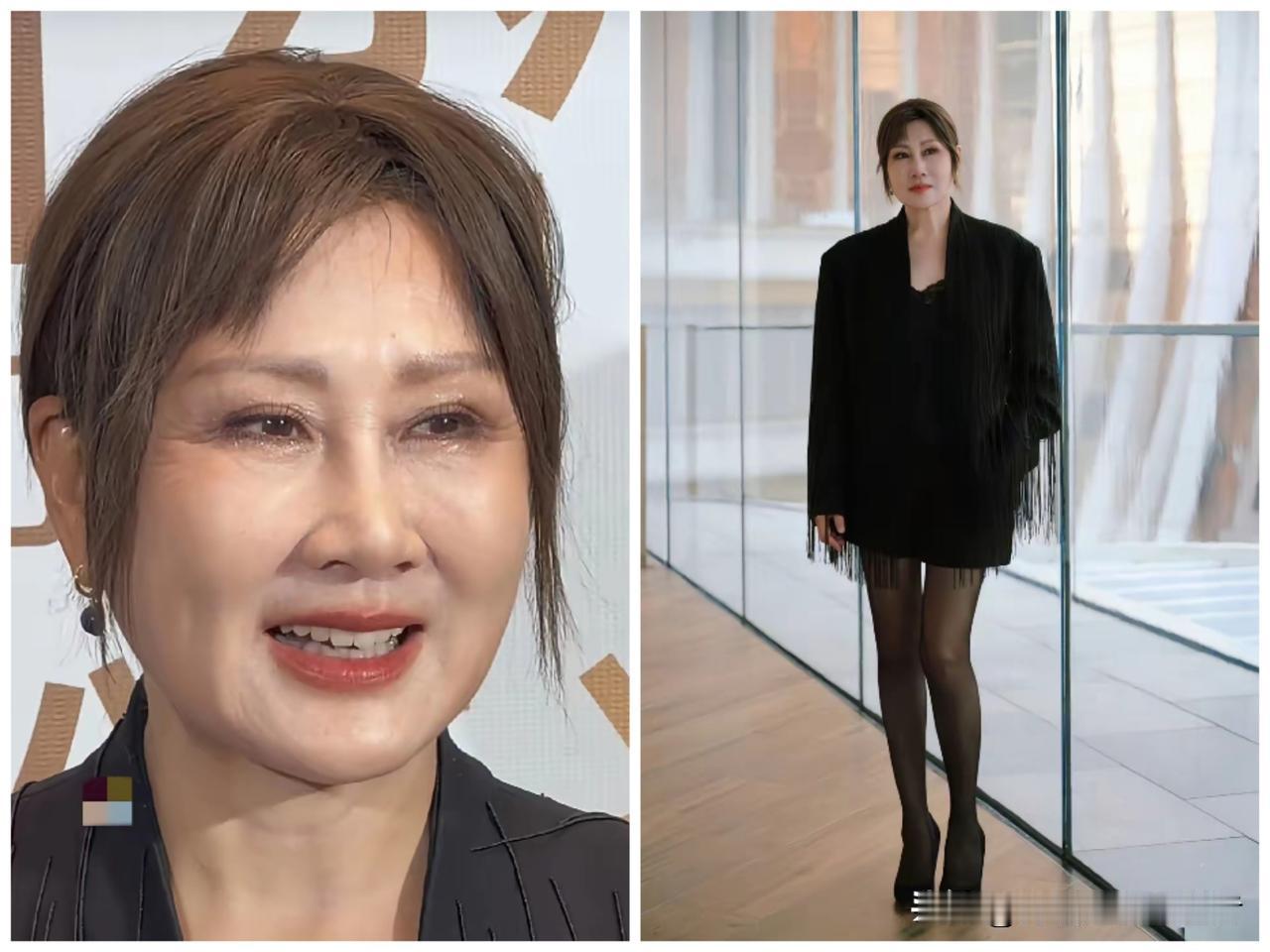 比刘晓庆还能折腾的人来了她就是刘晓庆的同龄人张凯丽这几天出席活动的张凯