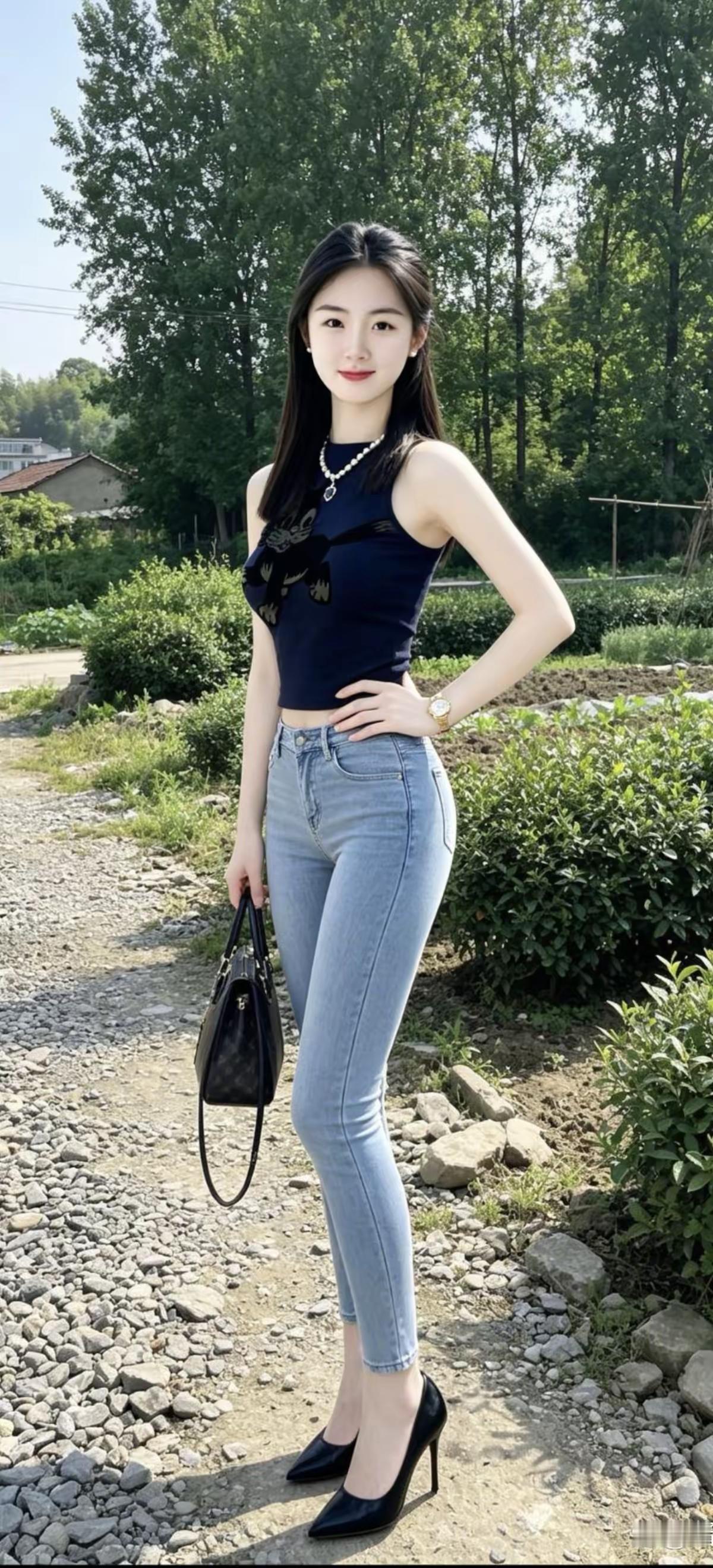 分享一下相册里的美女