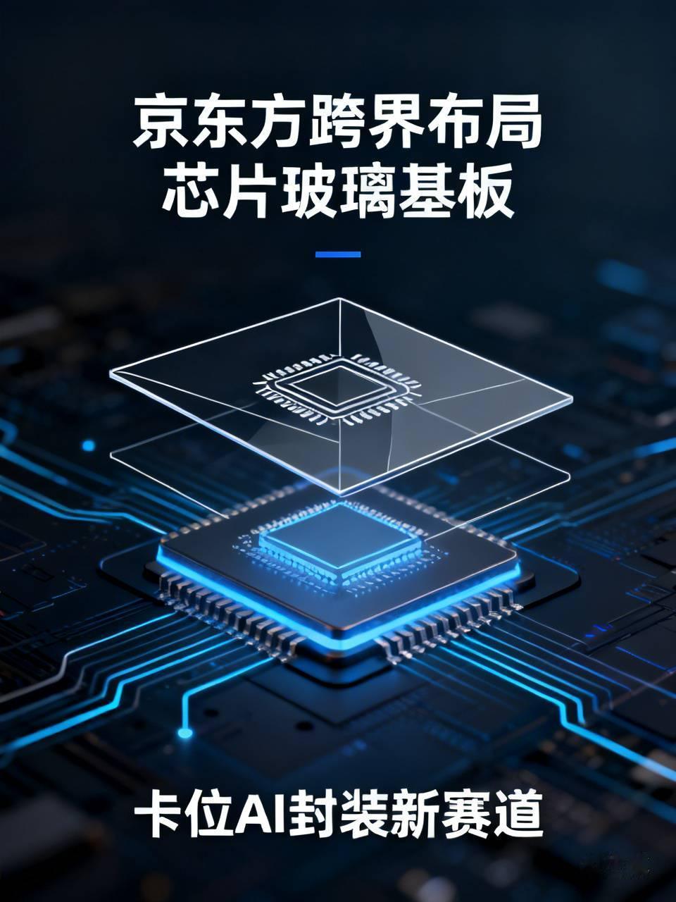 京东方跨界布局芯片玻璃基板，卡位AI封装新赛道京东方斥资9.93亿元建设玻