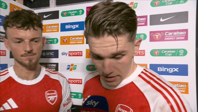 本-怀特: 阿森纳下半场踢得不太好;助攻哲凯那球其实没太看