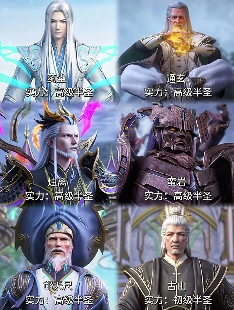 这几个半圣谁的实力最强？药老刚刚晋级半圣，应该还不算最强？就表现力来看，唯有邙天