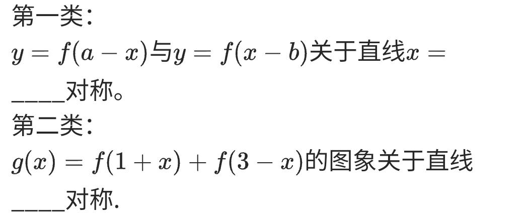 两类函数对称题，一类是两个函数的对称性，另一类是同一个函数的对称性，你学会了吗，