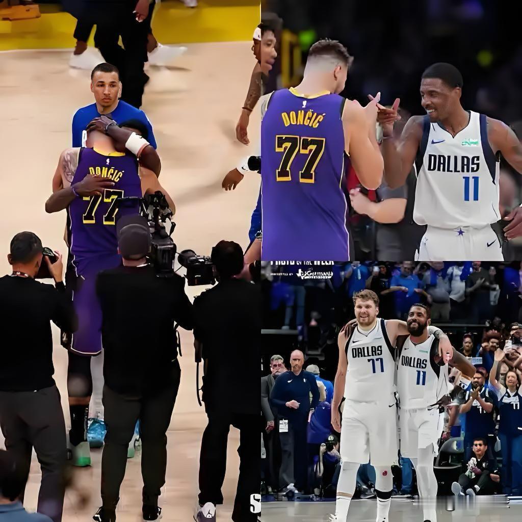 不得不说，东契奇需要的是欧文这种类型的后场搭档！看过不少欧文和东契奇搭档的